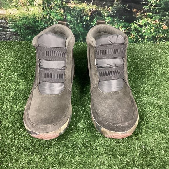 Sorel Out N About Plus Mid Boots Suede Camo 10 - Picture 2 of 12